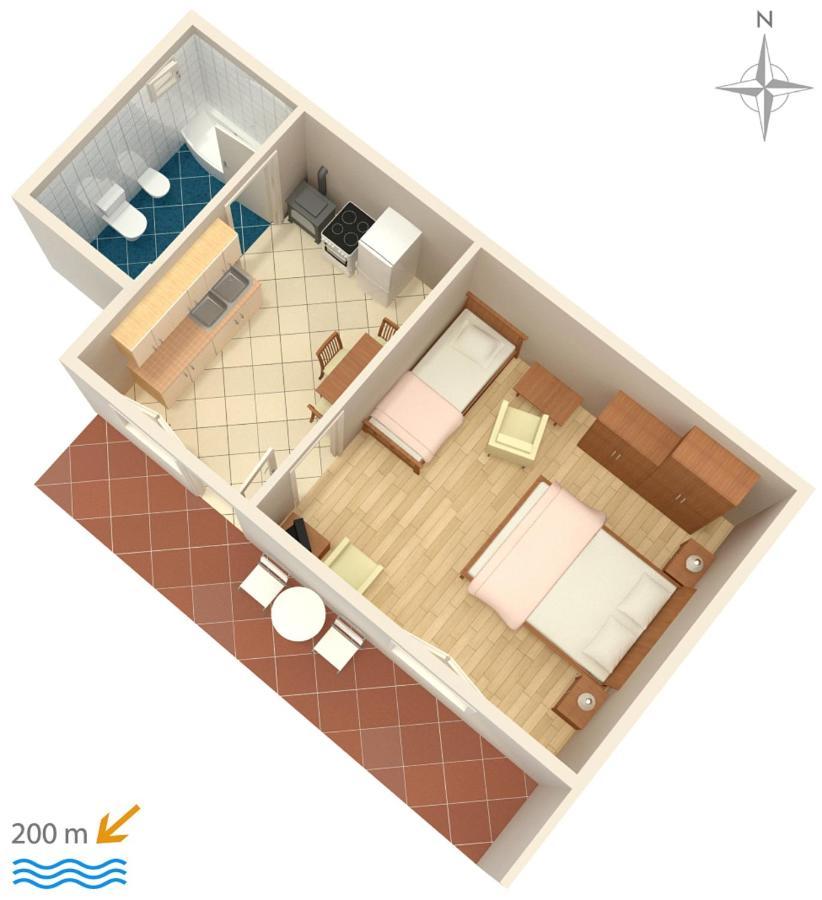 Apartments With A Parking Space Novi Vinodolski - 2423 外观 照片